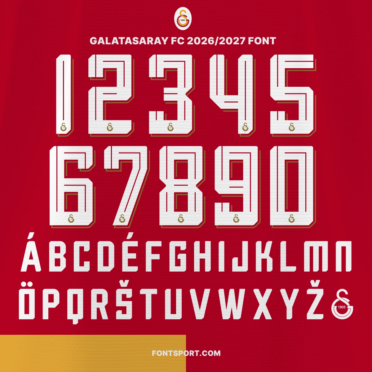 Galatasaray 2026/2027 Font Kit